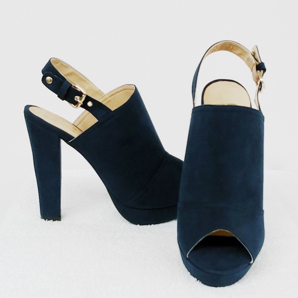 navy blue platform